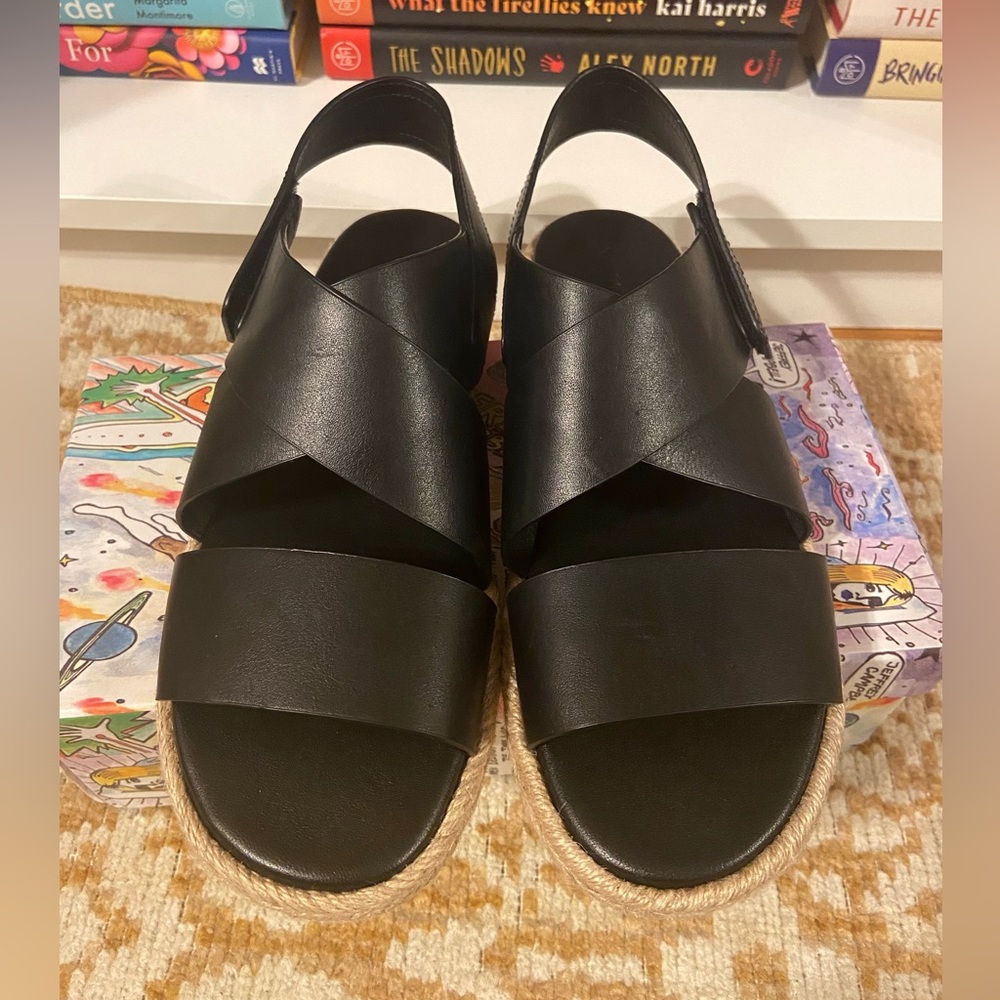 Vince Black Sandals